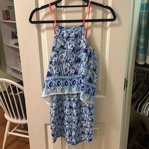 Lilly Pulitzer Celyn Elephant Print Romper